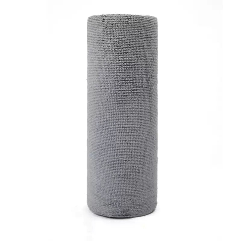Reusable Microfiber Cleaning Cloth Rolls- 6 Pack Washable Kitchen Towels