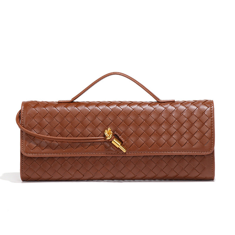 Classic Long Clutch Bag with Shoulder Strap