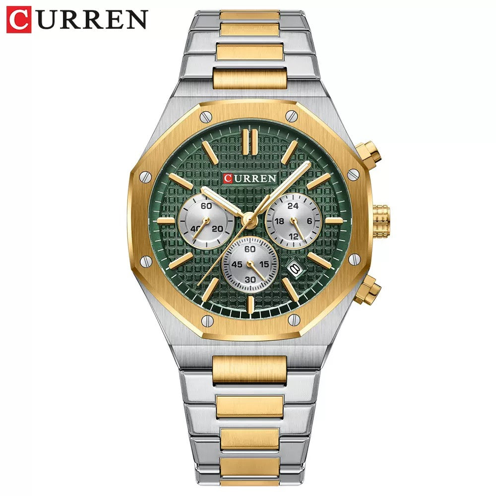 CURREN Classic Chronograph StainlessSteel Watch (Comes Boxed)