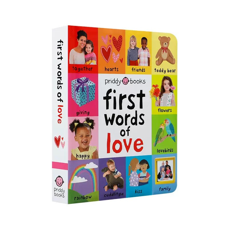Kids “First 100” Learning Board Book – Early Words, Numbers, Animals & Vehicles (Set of 9 Books)