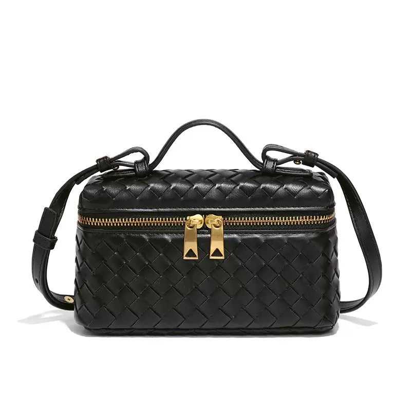 Woven Luxe Mini Crossbody Bag