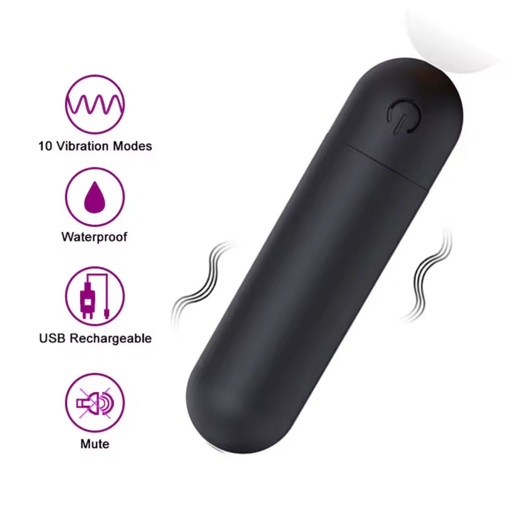 10-Speed Mini Bullet Vibrator