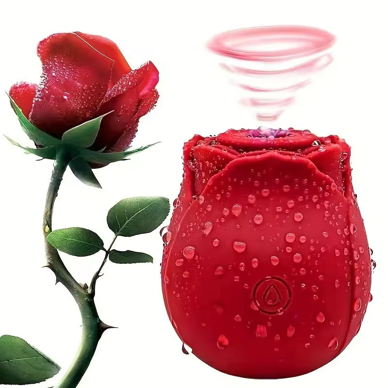 Rose Shape Sucking Clitoris Stimulation Vibrator