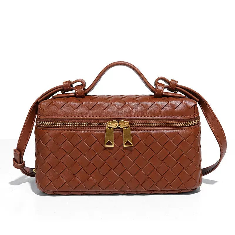 Woven Luxe Mini Crossbody Bag