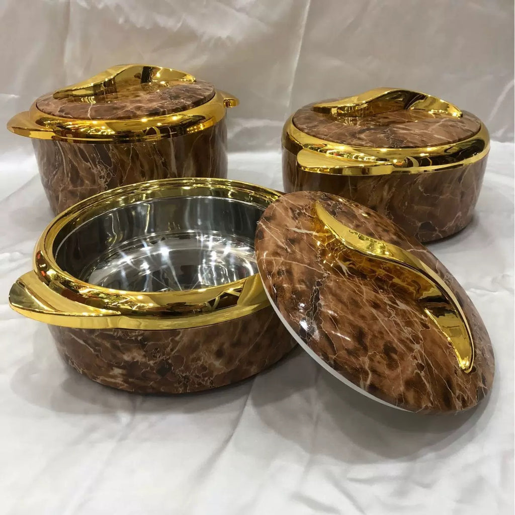 3-Piece Insulated Food Warmer Set (1500,2000,2500ml)