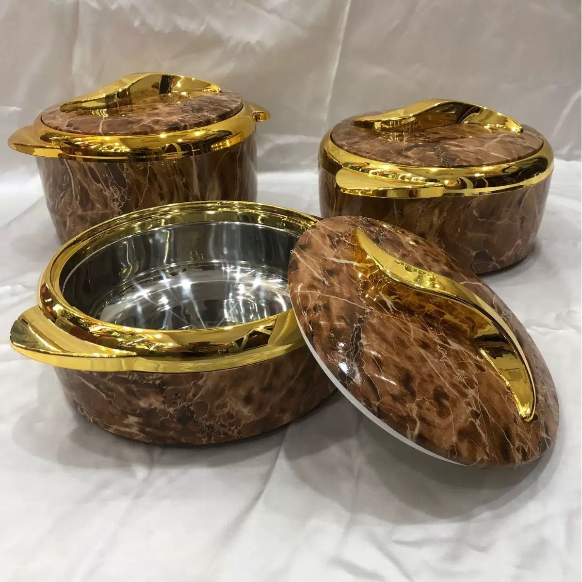 3-Piece Insulated Food Warmer Set (1500,2000,2500ml)