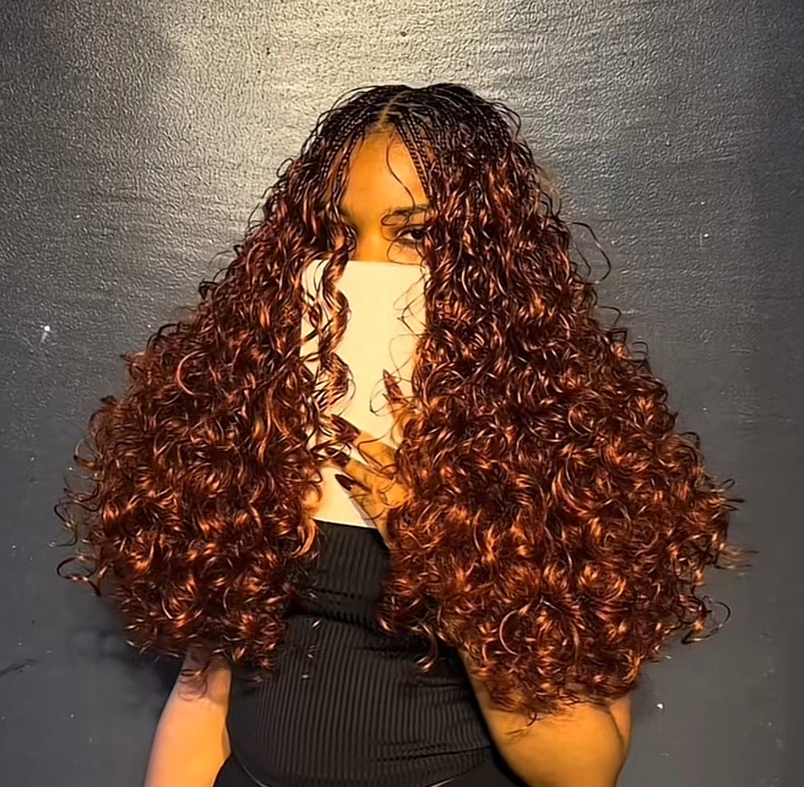 20 inches 150g Italian Curly Braids extensions: 3-4 Packs for a full head