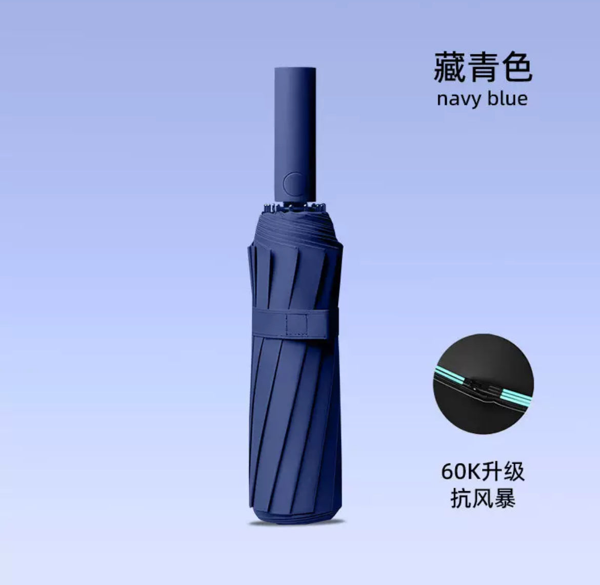Fully Automatic Windproof Folding Umbrella