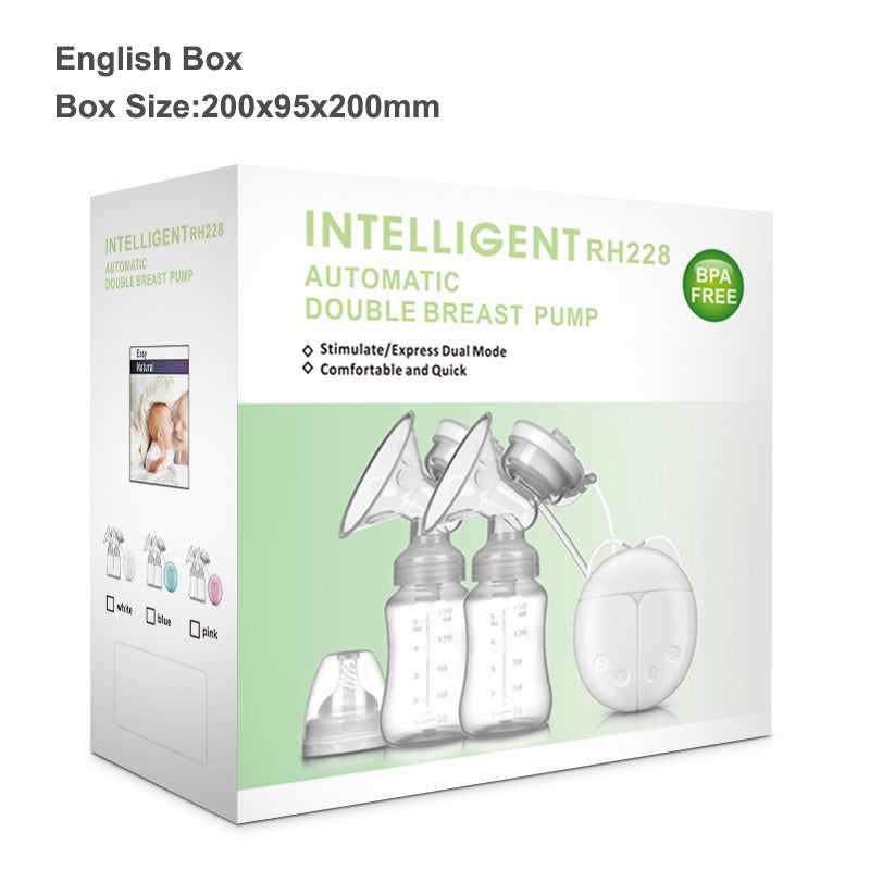 Portable Electric Double Breast Pump | Rechargeable BPA-Free Milk Extractor Set