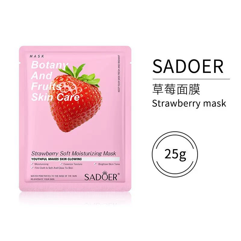 SADOER Plant & Fruit Sheet Face Mask Set (Pack of 8 – Mixed Variants)