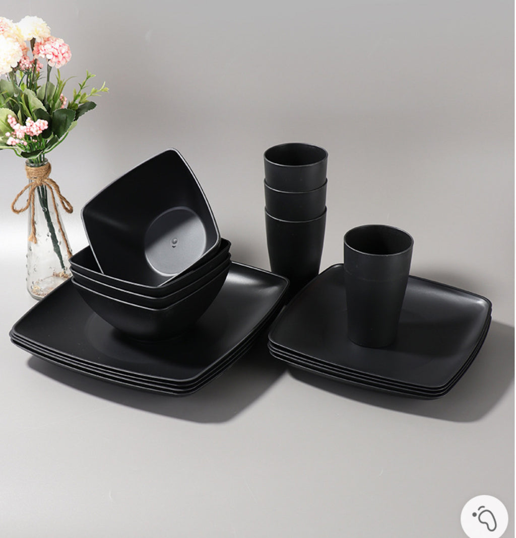 16 pieces Wheatstraw Dinnerware set