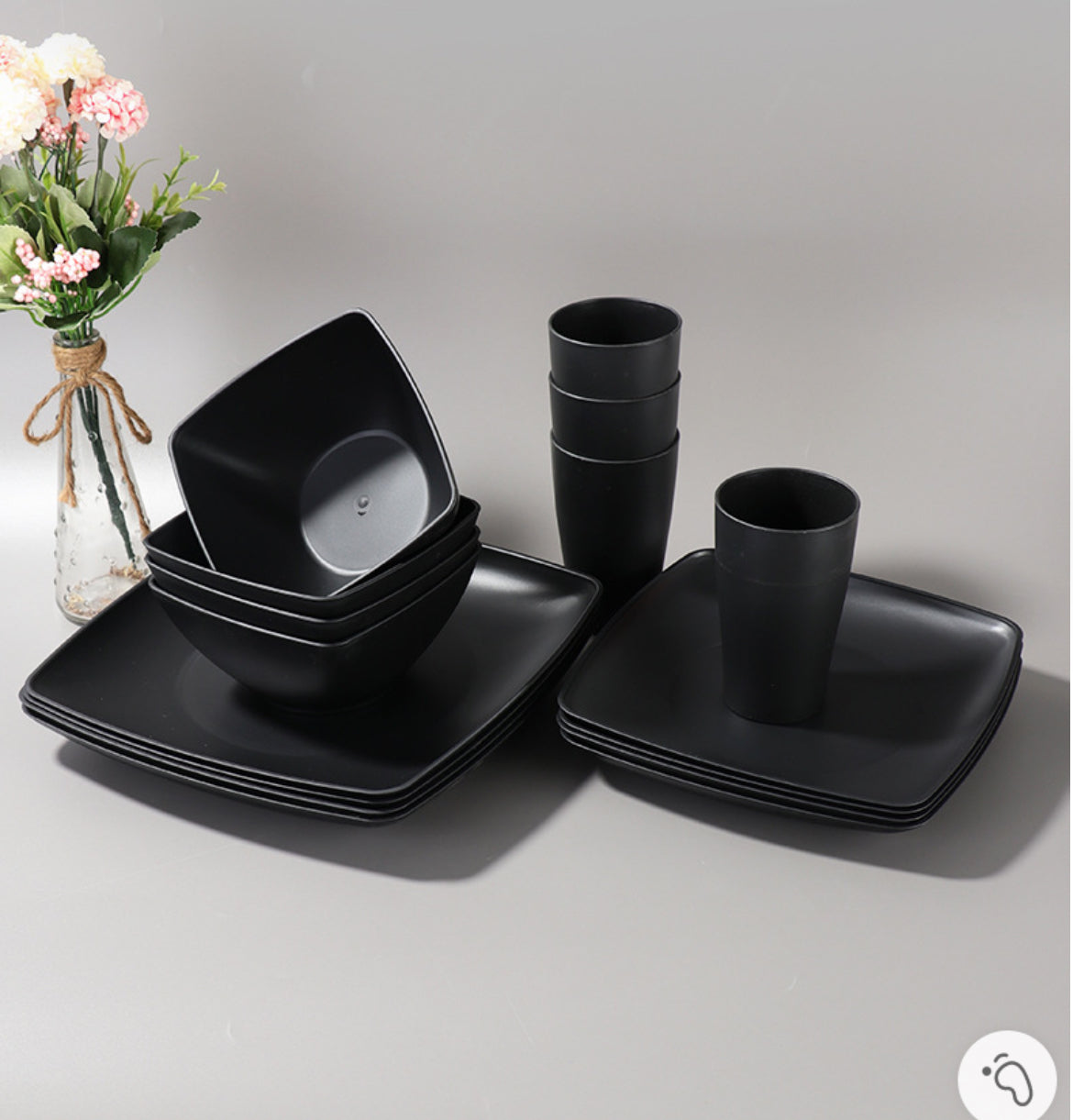 16 pieces Wheatstraw Dinnerware set