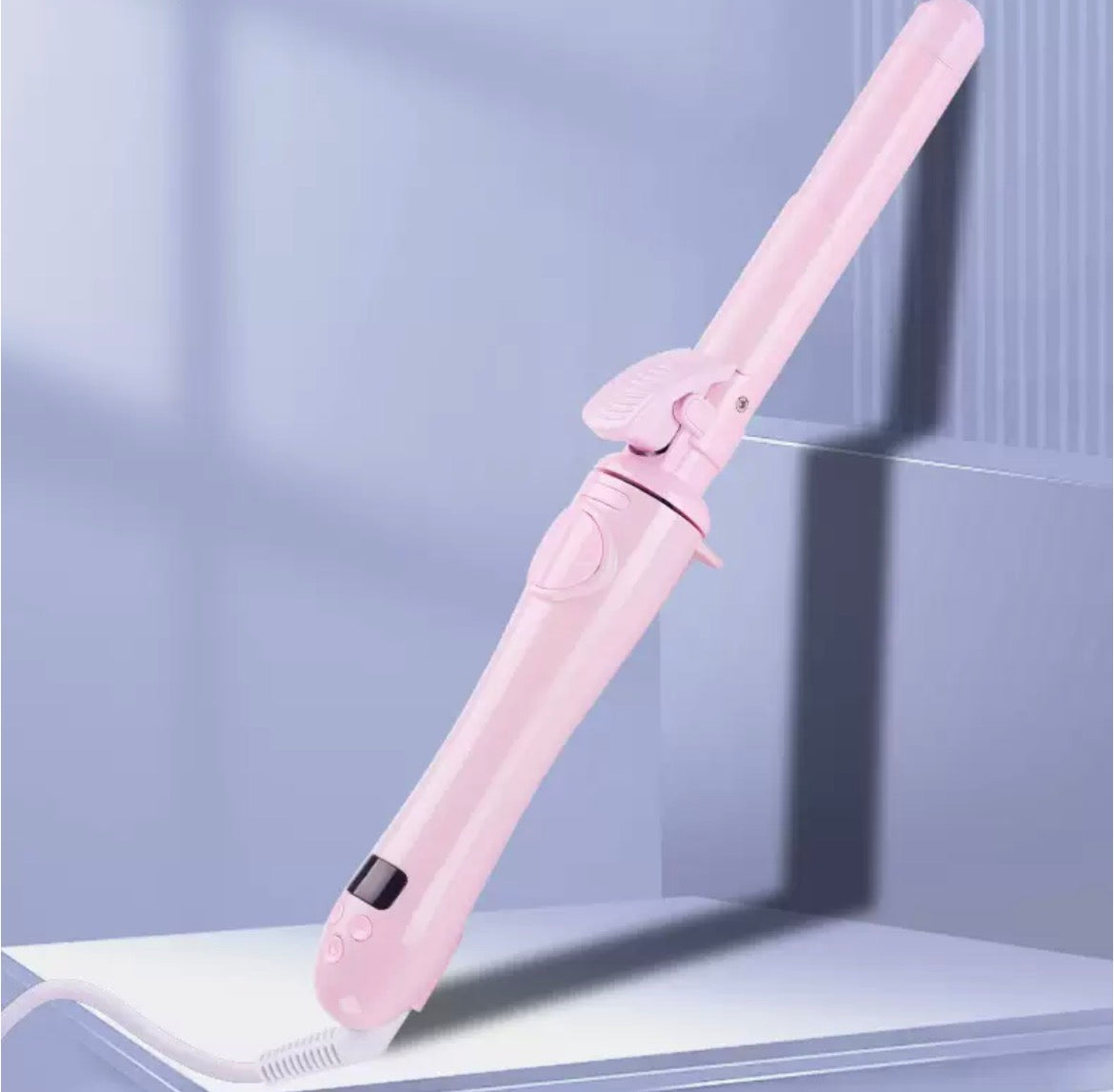 Automatic Rotating Hair Curling Iron with Digital Temperature Display (25mm)