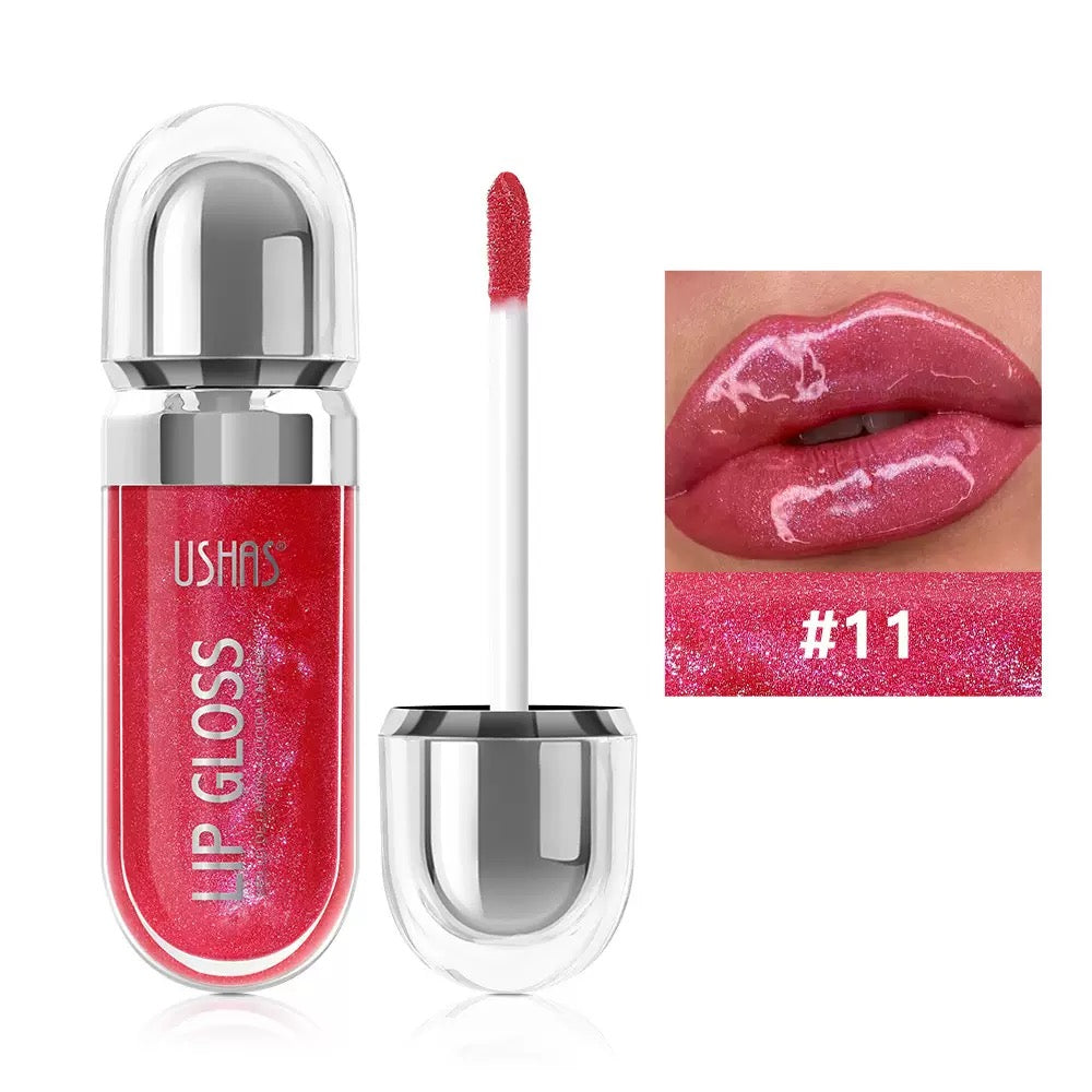 Ushas Glossy Shimmer Lip Gloss (MOQ-6 pieces)