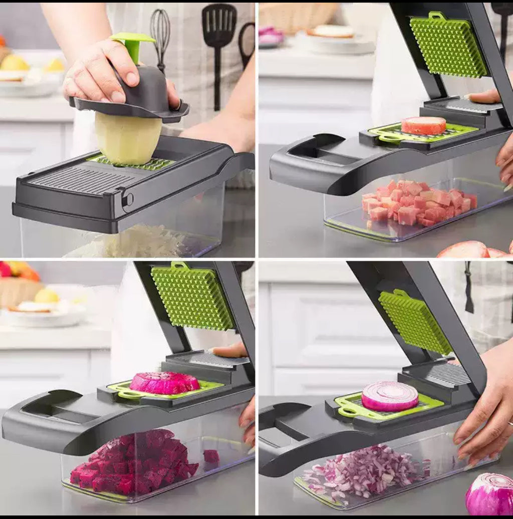 16-piece Multifunctional Vegetable Chopper