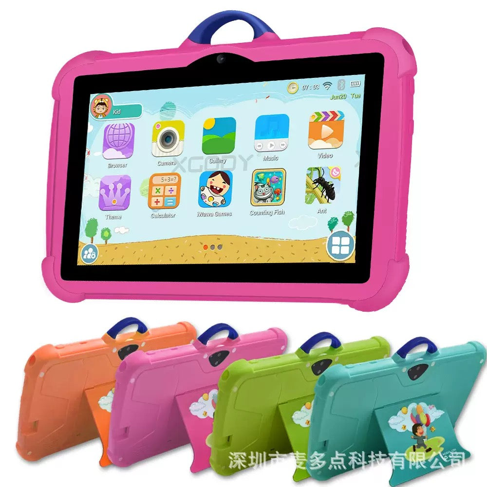 Kids Educational Learning & Games Android Tablet/ 7” HD Screen/ 4GB+64GB/ Dual Camera