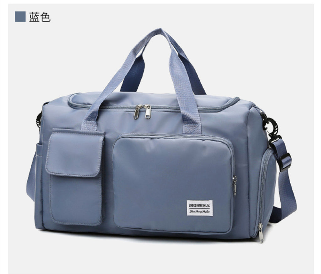 Large Capacity Travel & Gym Duffel Bag with Shoe Compartment