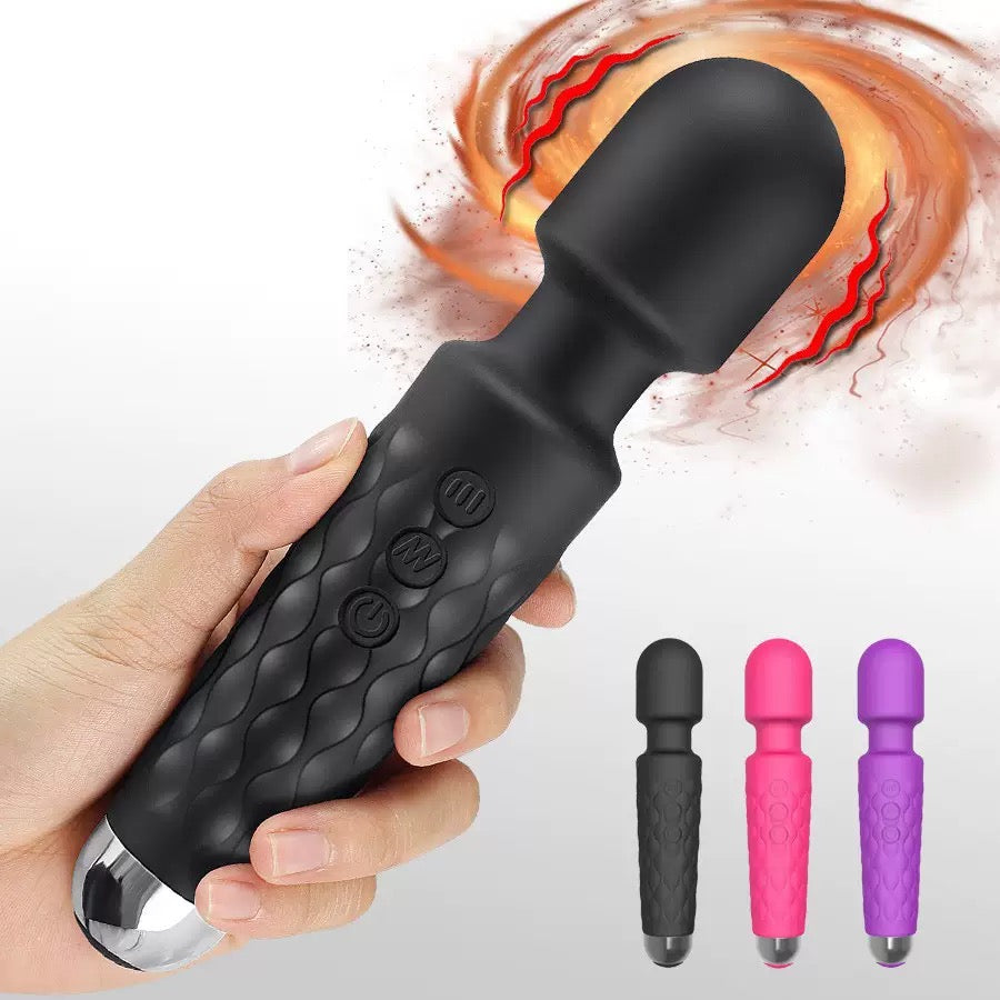 Powerful 20 modes Vibrator Magic-Wand Clitoris Stimulator