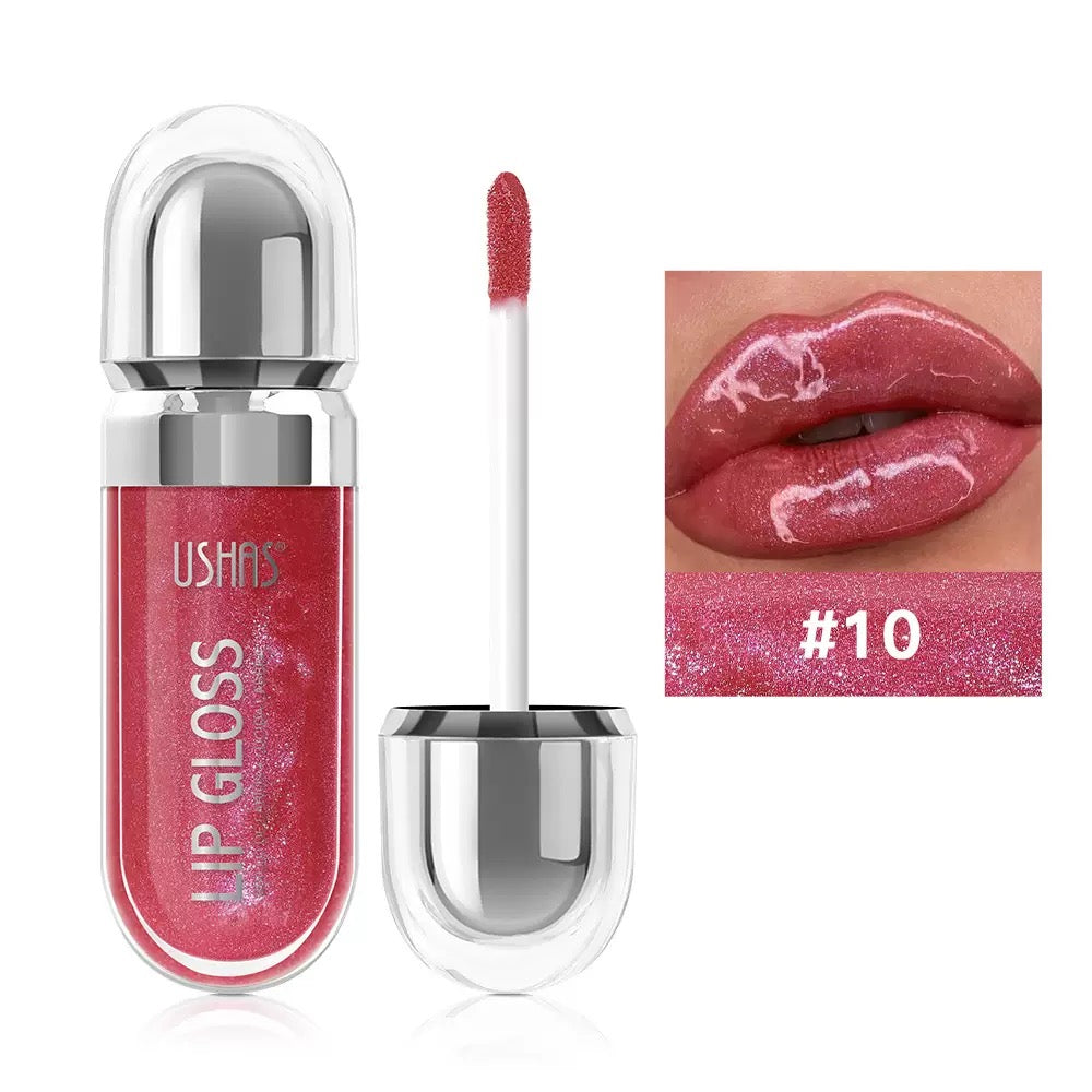 Ushas Glossy Shimmer Lip Gloss (MOQ-6 pieces)