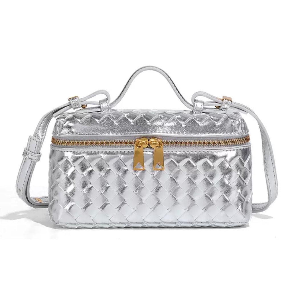 Woven Luxe Mini Crossbody Bag