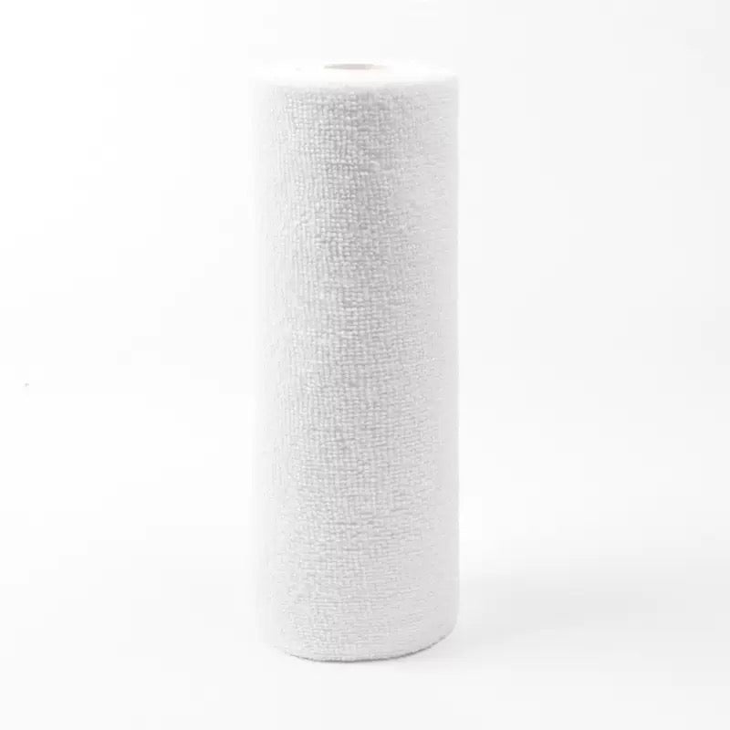 Reusable Microfiber Cleaning Cloth Rolls- 6 Pack Washable Kitchen Towels