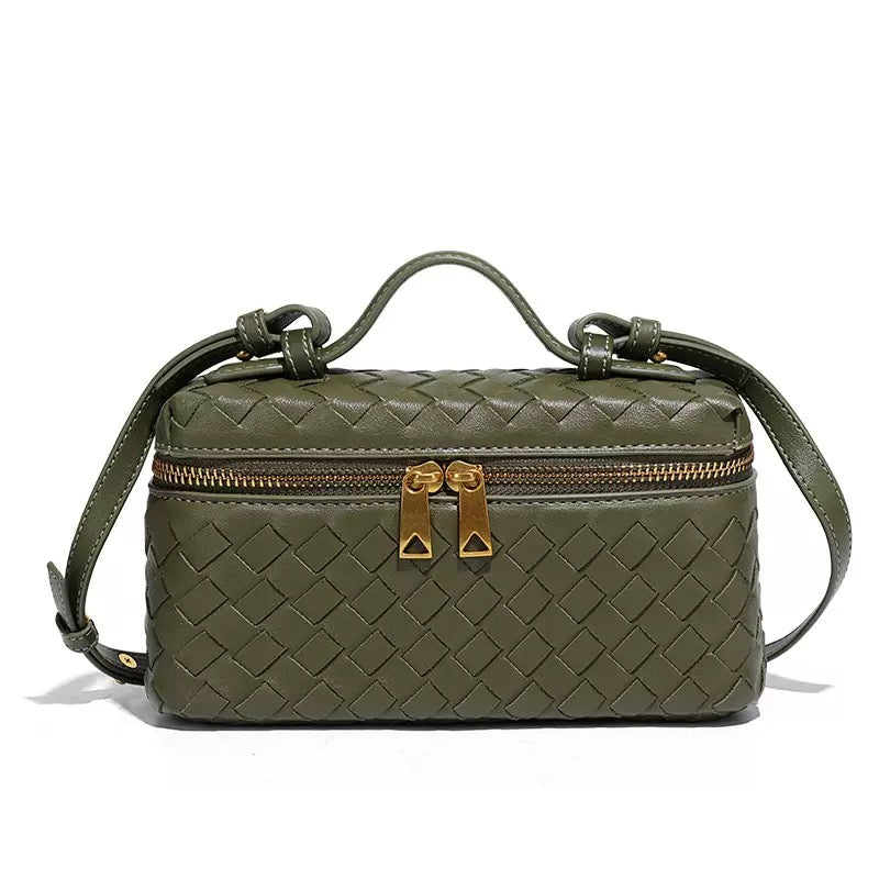 Woven Luxe Mini Crossbody Bag