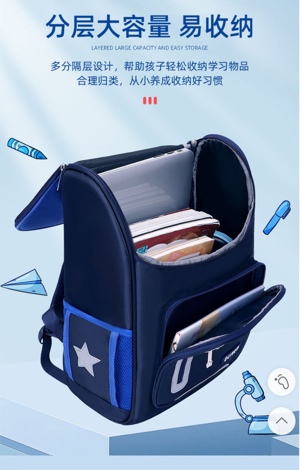 Kid’s Orthopedic School Backpack