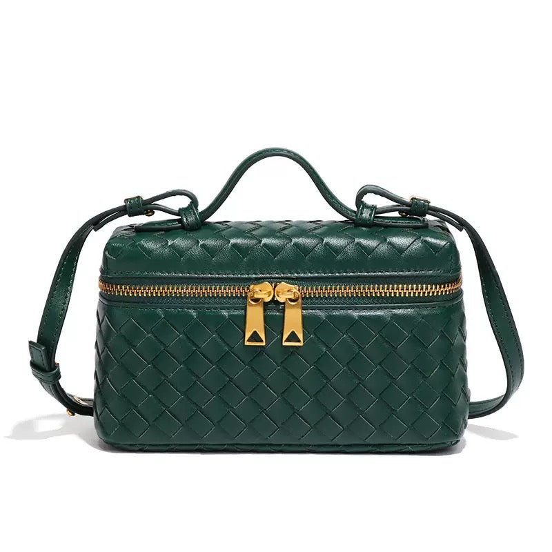 Woven Luxe Mini Crossbody Bag