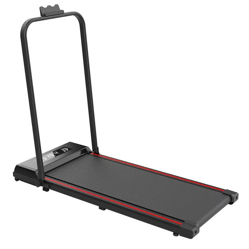 Foldable Home Walking & Jogging Treadmill with LED Display and Safety Handlebars