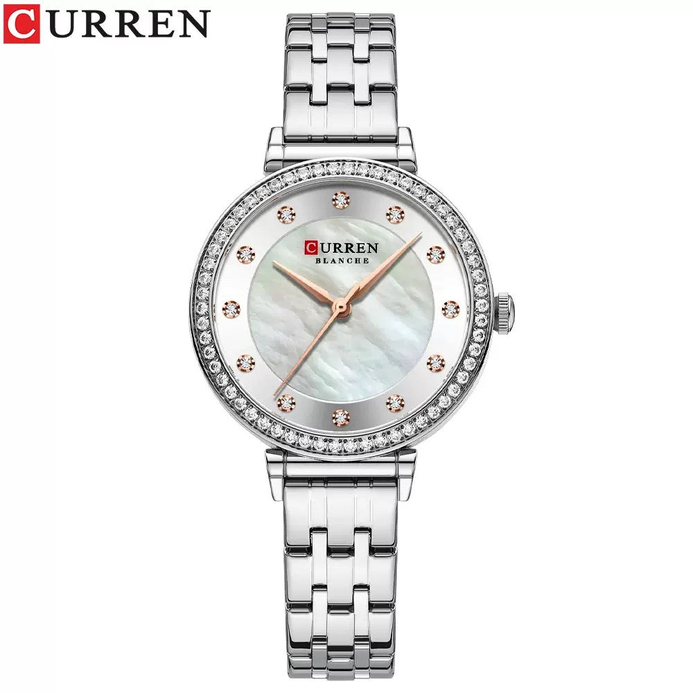 CURREN Blanche Chic Women’s Stainless Steel Watch (Comes Boxed)