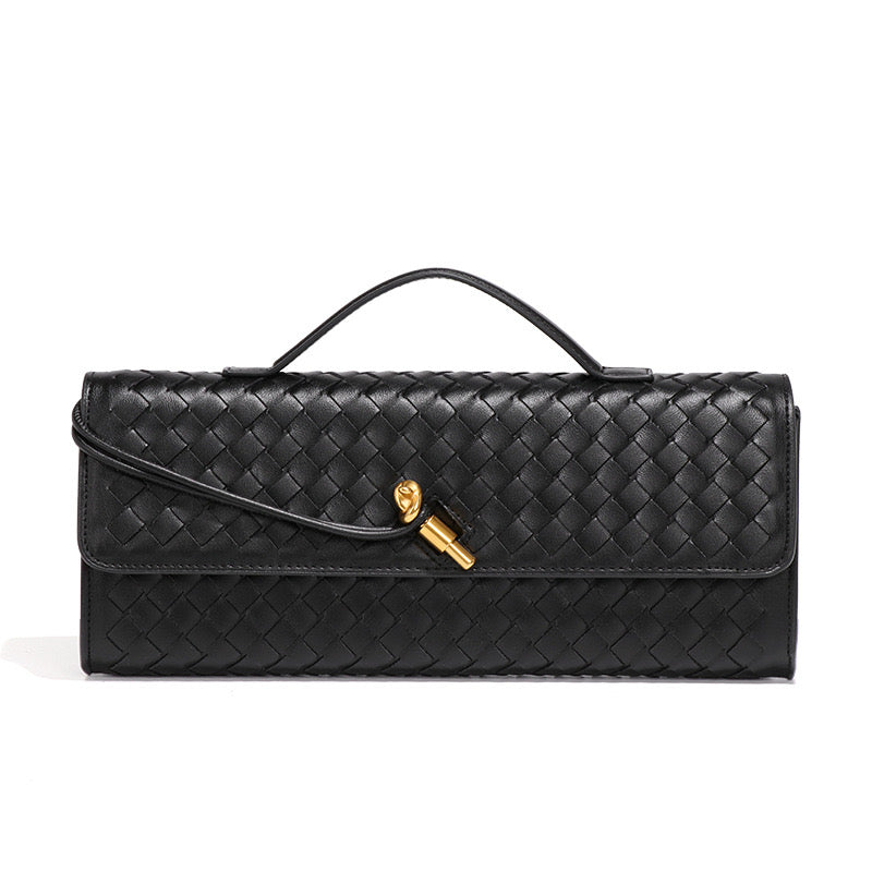 Classic Long Clutch Bag with Shoulder Strap
