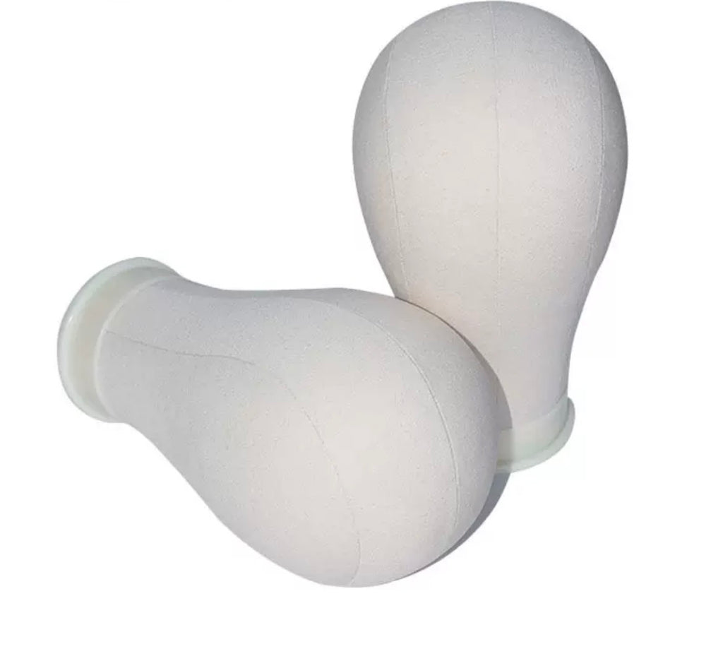 Canvas Block Mannequin Head