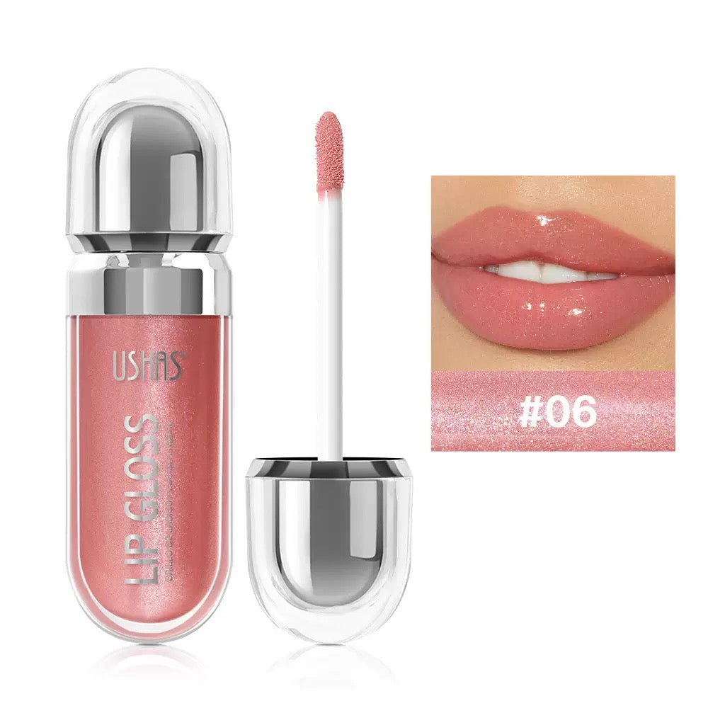 Ushas Glossy Shimmer Lip Gloss (MOQ-6 pieces)