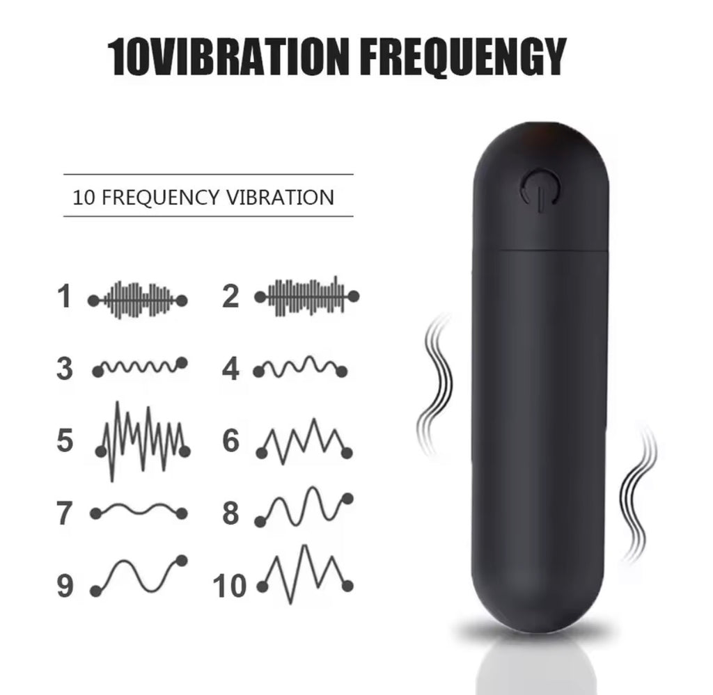 10-Speed Mini Bullet Vibrator