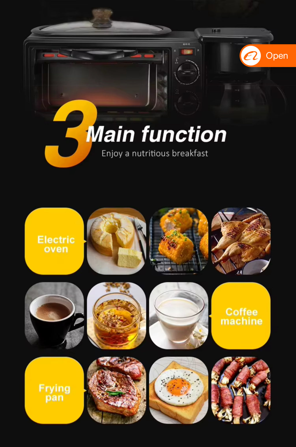 3-in-1 Breakfast Maker