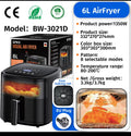 6L Visual Air Fryer – SPRX