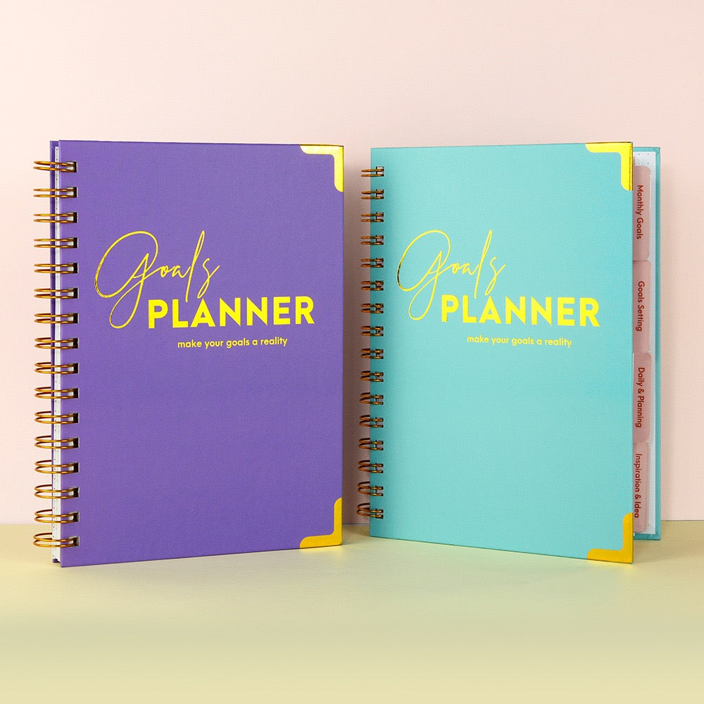 2026 Goals Planner Spiral Hardcover Notebook
