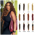 20 inches 150g Italian Curly Braids extensions: 3-4 Packs for a full head
